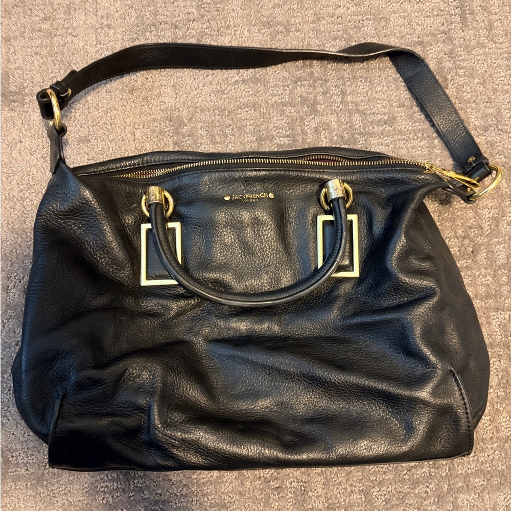 Black Leather Women's Bag